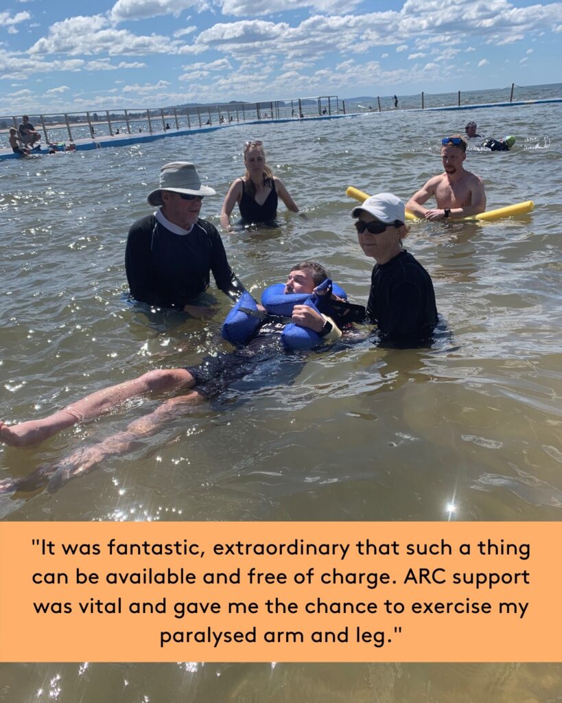 Accessbile beaches for neurorehab