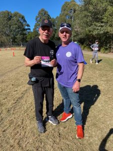 Stephen Knox with Dean Laws