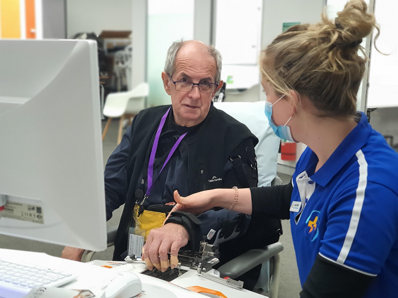 Upper limb therapy at Advance Rehab Centre