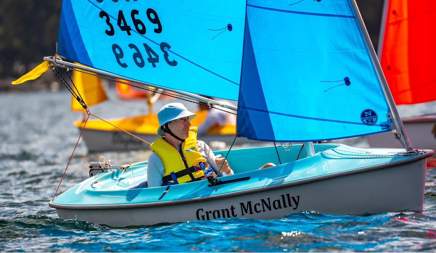 ARC client Greg sailing at Middle harbour