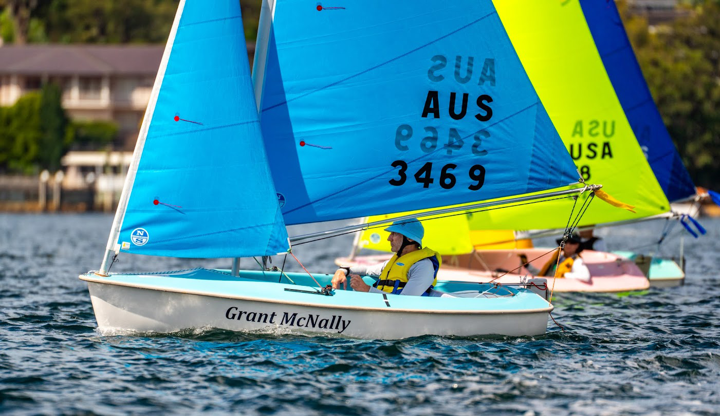 ARC client Greg sailing at Middle harbour
